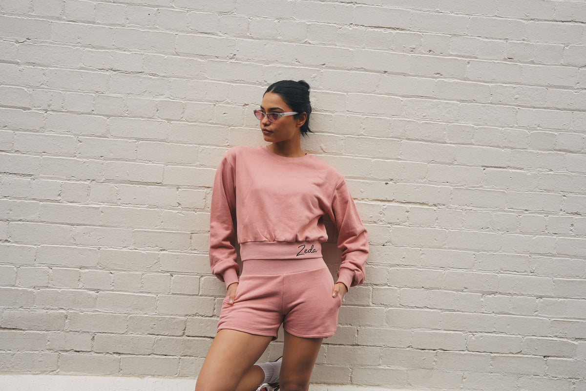 Shorts in DUSTY PINK