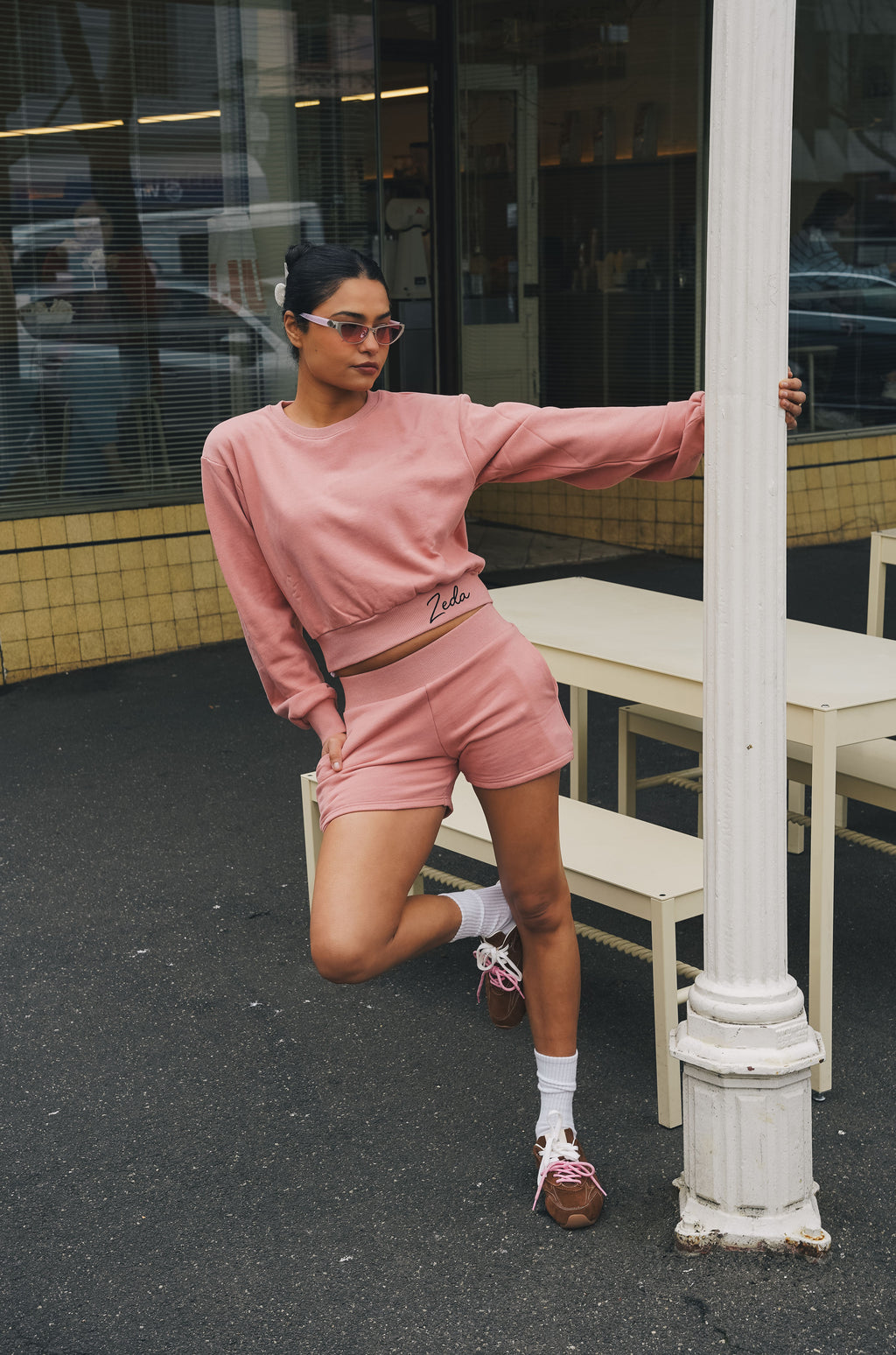 Shorts in DUSTY PINK